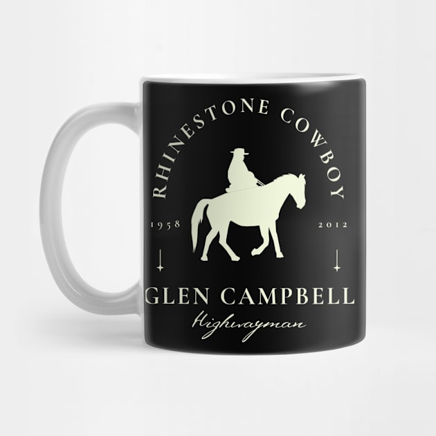 Glen Campbell - Rhinestone Cowboy // Fan Art designs by Liamlefr